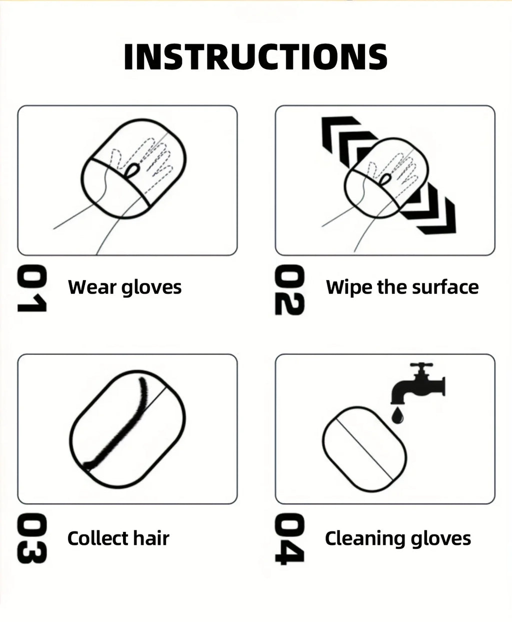 Pet Hair Removal Glove